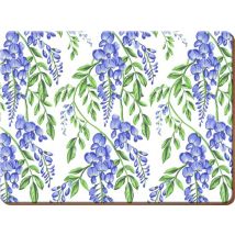 Sets de table Creative Tops Wisteria 30 X 23 cm liège bleu 6 pièces