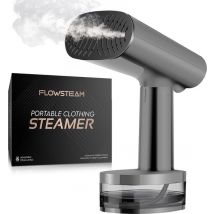 FLOWSTEAM® Luxury Clothes steamer - Défroisseur à main - Défroisseur à linge - Matte Gray Edition