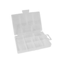 Boîte de rangement en plastique (85 X 135 X 25 Mm) - 6 compartiments de rangement