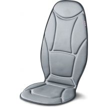 Beurer MG 155 Coussin de massage - Utilisable en voiture - Adaptateur voiture inclus - 5 moteurs de vibration - Massage par vibration - Chauffage - 3 zones - 2 niveaux d'intensité - 3 ans de garantie