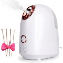 Sauna pour le Visage - Femmez Luxe - Avec Set de 4 Outils pour Points Noirs - Nettoyage du Visage - Vaporisateur facial