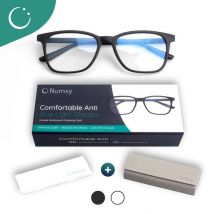Lunettes anti-lumière bleue sans résistance - Lunettes pour ordinateur - Lunettes anti-lumière bleue - Lunettes pour écran