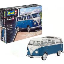 1:16 Revell 07009 Volkswagen VW Typ 2 T1 Samba Bus Maquette en plastique
