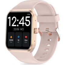 Montre connectée - FITAGE - Cardiofréquencemètre - Montre de sport - Rose