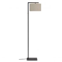 Lampadaire Boston avec abat-jour lin moyen clair