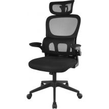VVD - chaise de bureau - chaise de bureau - réglable en hauteur - ergonomique - noir