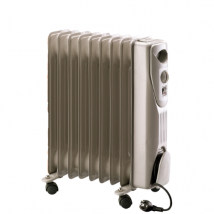 Radiateur électrique - Plein Air - Radiateur bain d'huile - Réglable - 2000 W