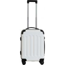 Valise cabine - Pathsail® - 40L - 38 x 24 x 57 cm - ABS - Serrures TSA - Blanc