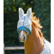KANTRIE - Masque anti-mouches - gris argenté - taille Poney