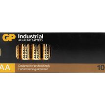 Piles GP AA - Industrielles - Alcalines - penlite - 10 pièces