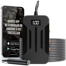 Strex Inspection Camera 5M - Android/IOS - IP68 Waterproof - 1080P HD - LED Illumination - Endoscope - Caméra d'inspection - Inspecter avec le téléphone