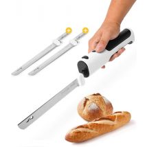 Couteau à pain électrique - Skoov - Sans fil - Trancheur de pain / viande / légumes - Couteau - Cuisine - Outil - Électrique