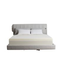 Drap-housse Jersey H&C - 140-160x200-220 cm - 30 cm de hauteur d'angle - Ecru/Beige
