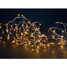 Guirlandes de Noël - 12m - 120 LEDs - Blanc chaud - Intérieur