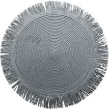 S/2 Sets de table ø38cm Gris foncé