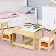 Table enfant Coast avec 2 chaises - Table 2 en 1 - 3 à 7 ans