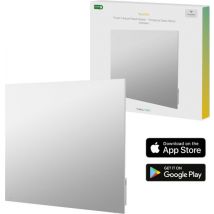 Hombli Smart Panneau chauffant infrarouge à miroir Radiateur - 400 Watts - Smart App - Thermostat intégré - 10m² - Montage mural - Blanc