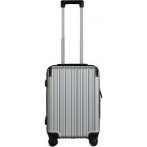 Valise cabine - Pathsail – 40L – Léger 2,98 kg – Roues 360° – Double serrure TSA – Compartiment PC – Zips YKK – 38 x 24 x 57 cm – Argenté
