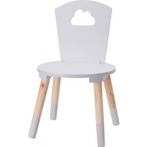 Chaise pour enfants - KidCollection - 32 x 32 x 50 cm - Blanc