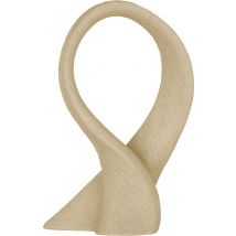 Present Time - Image Abstract Art Bow - Sand brown