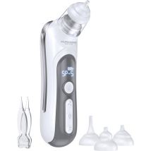 Vulpes Goods® BabyCare - Nettoyeur de nez pour bébé - Nettoyeur de nez électrique - Douche nasale électrique - Nettoyeur de nez - Lingette nasale - Aspirateur de nez - Grande batterie - USB C - PRO