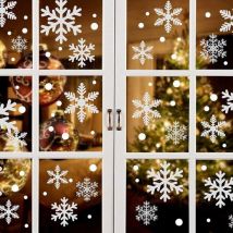 Giftmas - Stickers de fenêtre - Noël - Décorations de fenêtre de Noël - pour enfants - Décorations de Noël pour l'intérieur - 45 pièces