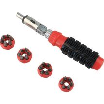 Tournevis à cliquet GS avec embouts 29 pièces - Tournevis à embouts | Jeu de tournevis avec Torx + Hex + Pozi