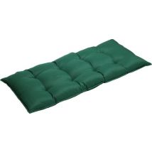 Coussin de banc 110x45x8cm Viscose Coussin de jardin intérieur extérieur Coussin de siège Vert