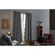 Larson Premium - Rideaux - 1000% Blackout - 1.4m x 2.7m - Crochets - Gris clair