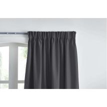 Larson Premium - Rideaux - 1000% Blackout - 1.4m x 2.7m - Crochets - Anthracite