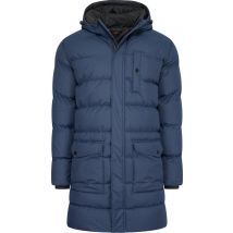 Cappuccino Italia - Veste d'hiver à capuche pour hommes Marine - Bleu - Taille XXL