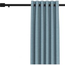 Noswo Tringle à rideaux - Extensible - 183 à 366 cm - Tringle à rideaux - Tringle à rideaux complète - Métal - 300cm - Noir