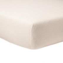 Vitality Pur - Drap-housse 100% coton - Jersey stretch - Crème - 140x200