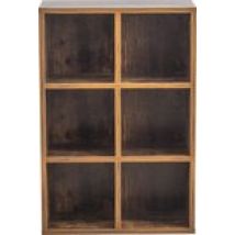 VDD Armoire à compartiments 6 étagères ouvertes - Marron