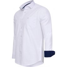 Cappuccino Italia - Chemise stretch Milano pour homme - Blanc - Taille XL