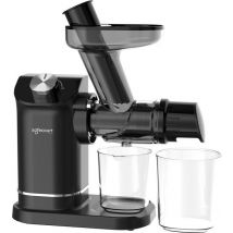 Safecourt Kitchen Slowjuicer - Presse-agrumes - Presse-légumes et fruits - 300ml - Noir
