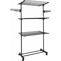 Niceey Tour de séchage - 45m - pliable - noir