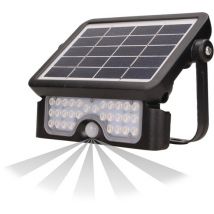Adviti LUX LED Applique solaire d'extérieur - Détecteur de mouvement, détecteur de lumière et panneau solaire - IP65 - 4000K - 500 Lumens