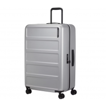 Samsonite Quadrix Suitcase with Spinner Wheels and TSA Lock - 96L Capacity - 75 x 50 x 30 cm - Silver - 138276
