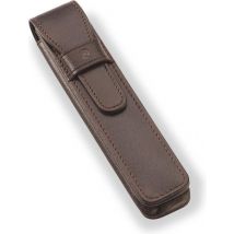 Étui en cuir pour 1 pièce. marron
