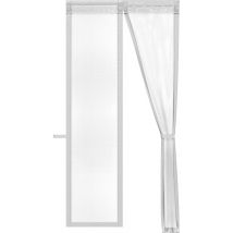 O'DADDY Rideau de porte Deluxe FIBER - Rideau à lames magnétiques - Pour les nouvelles constructions et les portes standard - Installation facile - Blanc Hor - 92x230 cm