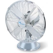 Lifetime Air Ventilateur de table - look rétro - 35 W - fonction pivotante - Ø 30 cm