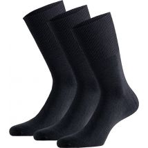 Chaussettes pour diabétiques - Chaussettes sans couture - 3 paires - Gris - Taille 35-38 - Modal Antipress - Chaussettes pour dames - Chaussettes médicales - Chaussettes sans élastiques