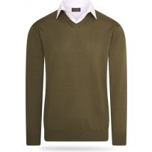Cappuccino Italia - Pull-over homme à col roulé - Vert - Taille M