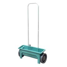 Epandeur 12 ltr - pour l'épandage d'engrais de jardin et de gravillons d'hiver - avec contrôle de la quantité d'épandage - utilisation facile - capacité 12 litres