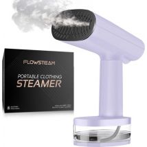 FLOWSTEAM® Luxury Clothes steamer - Défroisseur à main - Vêtements à la vapeur - Lavender Edition