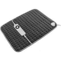 Inventum HNK186G - Oreiller chauffant électrique - Arrêt automatique - Taille XL - 60x40 cm - Polaire - Gris