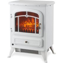 MOA Cheminée électrique - Atmosphere Fireplace Classic - Chauffage - Poêle - Freestanding - White - ES180W