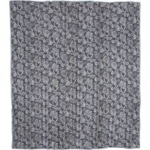 Plaid, Mica Décorations, Couverture, L150 x B130 cm, Noir