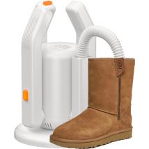 KRAFT Shoe Dryer Pro XL - Séchage de 2 paires de chaussures - Stérilisation UV - Désodorisant au sel de rose - Rafraîchisseur de chaussures - 2 tuyaux pour chaussures longues - Séchoir à chaussures bottes